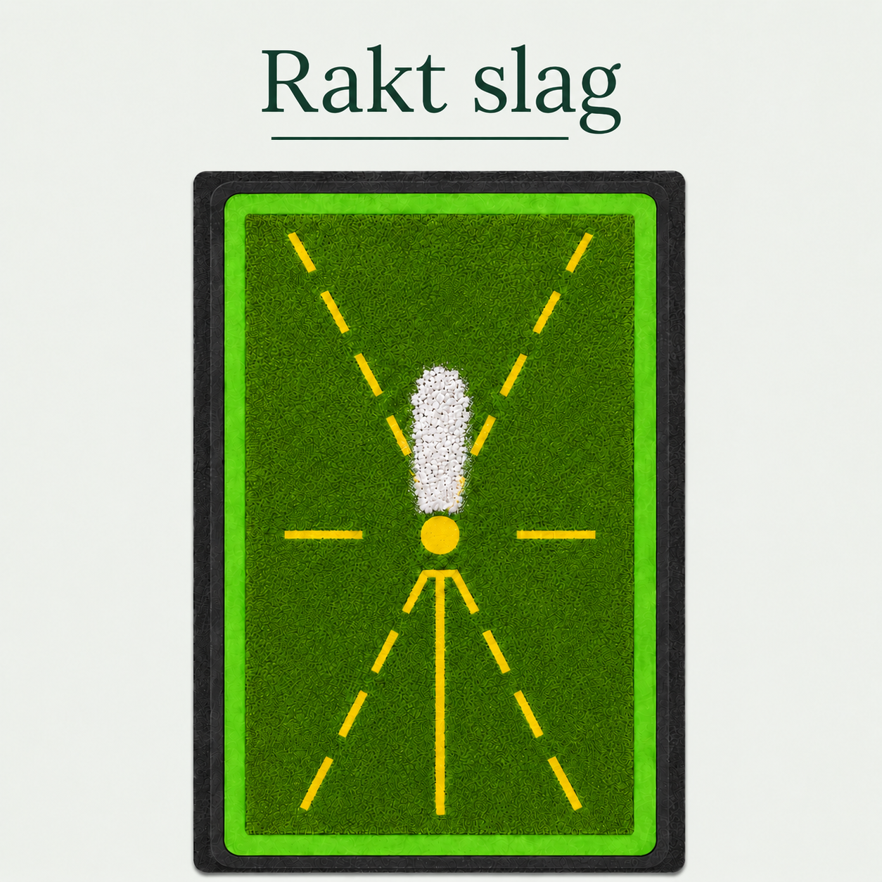 Ren träff – spår i paljettytan efter bollen